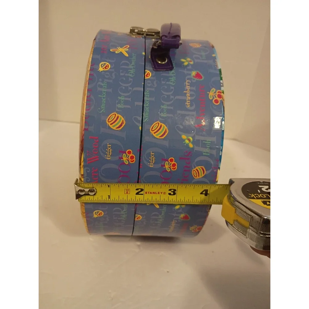 Disney Winnie the Pooh Tigger Piglet Round Storage Case Tri-Coastal Design Box